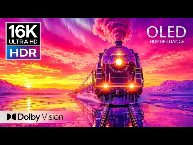Never-Before-Seen Dolby Vision OLED HDR TEST 120FPS | 16K ULTRA HD Visual Masterpiece (8K/4K)