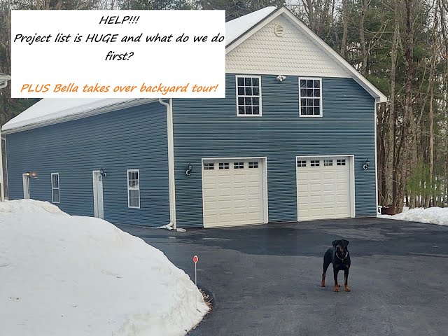 Help pick the first project AND Bella takes over the backyard!