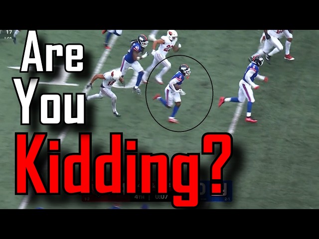 GOALLINE STAND CAPPED OFF WITH 98 YARD PICK-6 | New York Giants Vs Arizona Cardinals