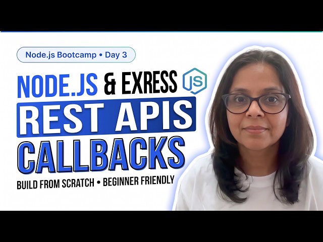 Express js tutorial for begineers | REST Api node js