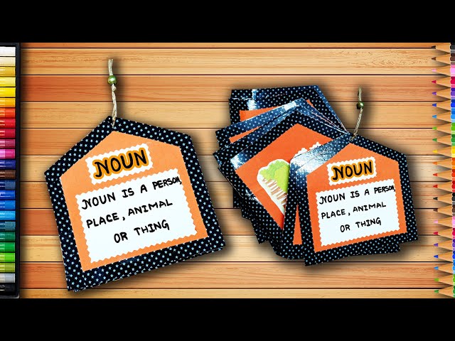 Noun Flash Cards | English Grammar Flash Cards | Noun Flash Cards | | Flash Cards | School Project
