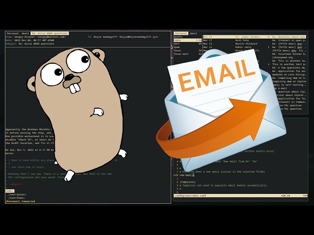 aerc - Email in the terminal