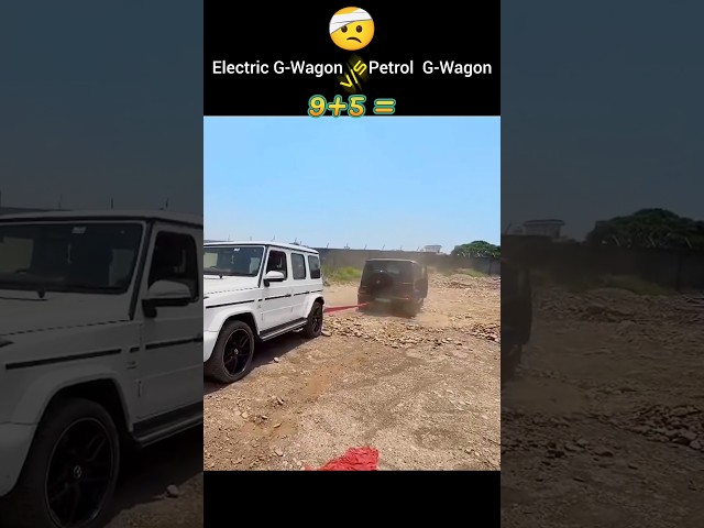 😈Electric G-Wagon V/S 😱Petrol G-Wagon#souravjoshivlogs #nischaymalhan #popular#viral#funny#famous