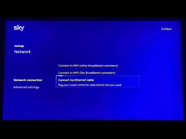 Sky Stream How To Setup WiFi After Setup