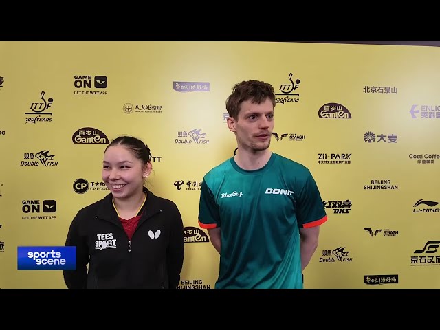 🇩🇰Lind & 🏴󠁧󠁢󠁷󠁬󠁳󠁿Hursey Stun 6th Seeds 🇩🇪Qiu & Winter to Reach China Smash Quarterfinals｜Table Tennis