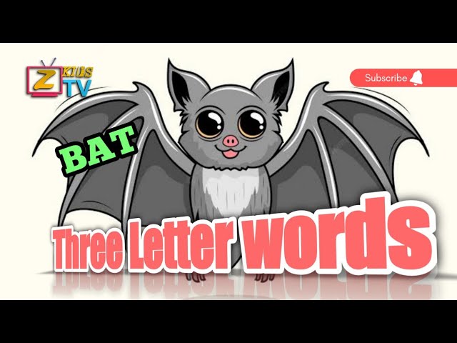 Three letter words || Learn to spell