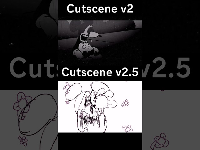 Mickey Mouse's ENDING: V2 vs V2.5  #fnf #fnfmod #fnfanimation