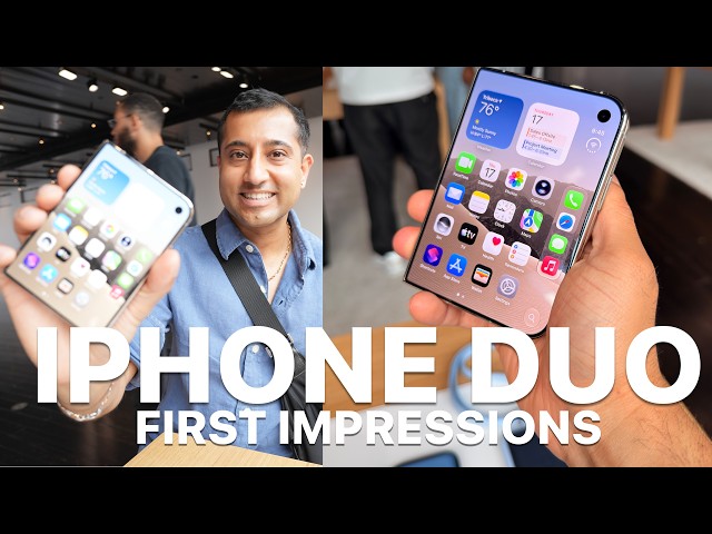 I Tried Apple's FIRST Foldable the iPhone Duo!