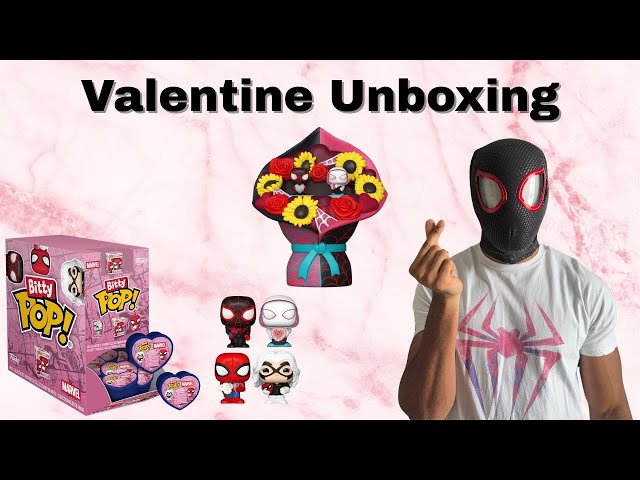 Unboxing Spider-Man Valentine Funko Bitty Pops