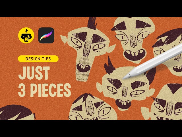 The Laziest Way to Design Characters in Procreate