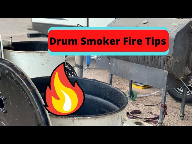 Easy Fire Management in a Drum Smoker