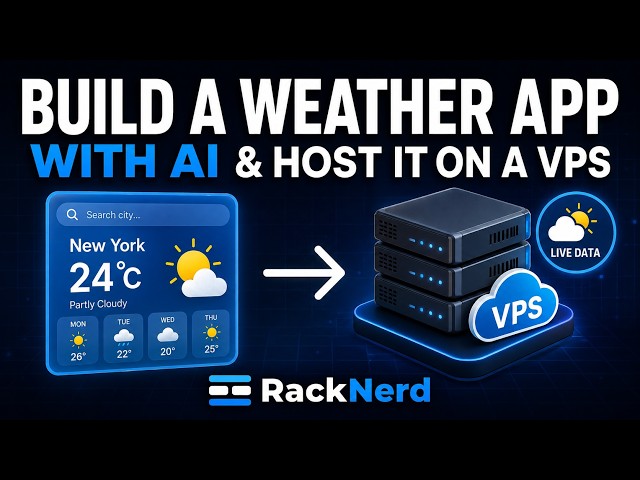 How I Built a Weather App with AI and Hosted It on a VPS