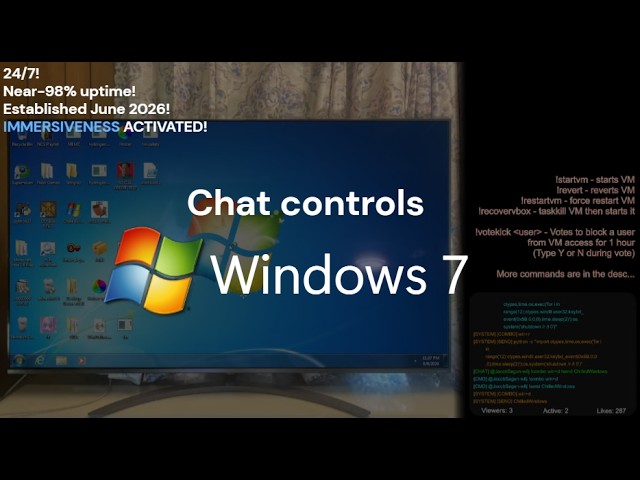 🔴 Live - Chat uses Windows 7