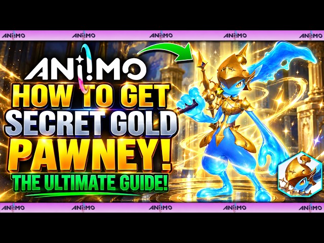 How To Get SECRET GOLDEN PAWNEY GUIDE in Aniimo (Pull Out The Sword Of Bravery Guide)