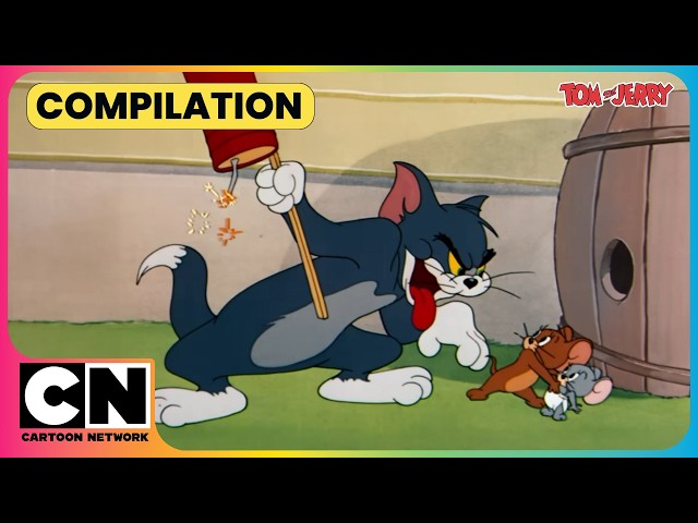 No Firecrackers for Nibbles This Diwali!🧨🐭| Tom and Jerry | Diwali Special🪔| @cnindia​