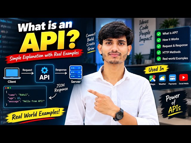 What is an API? | API Explained with Real-Life Example | For Beginners