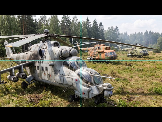 Russian Helicopter Maintenance Depot Base Bombarded By A Missile Barrage