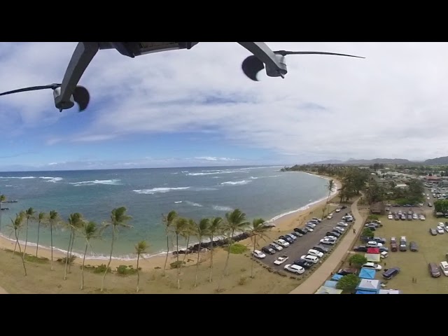 Heiva i Kauai 2018 at Kapa'a, Kauai - an aerial 360° VR from 90 feet