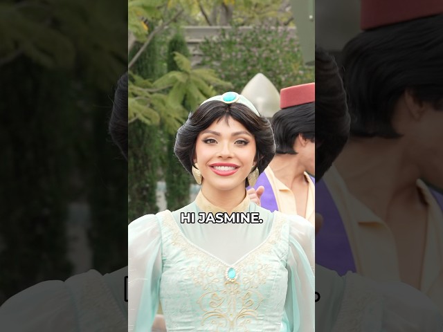 MEETING Princess Jasmine at Disneyland: A Dream Come True! #jasmine #aladdin #disneyland