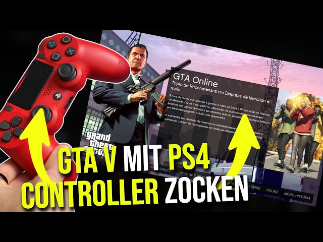 GTA V mit PS4 Controller zocken (2026) Deutsch