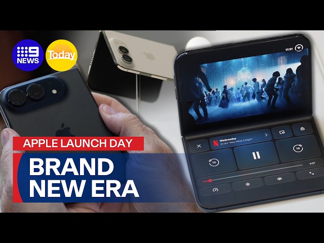 Apple unveils brand new foldable iPhone | 9 News Australia
