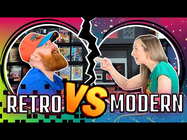 OLD RETRO GAMING versus NEW MODERN GAMING - A Retro Rivals DEBATE!