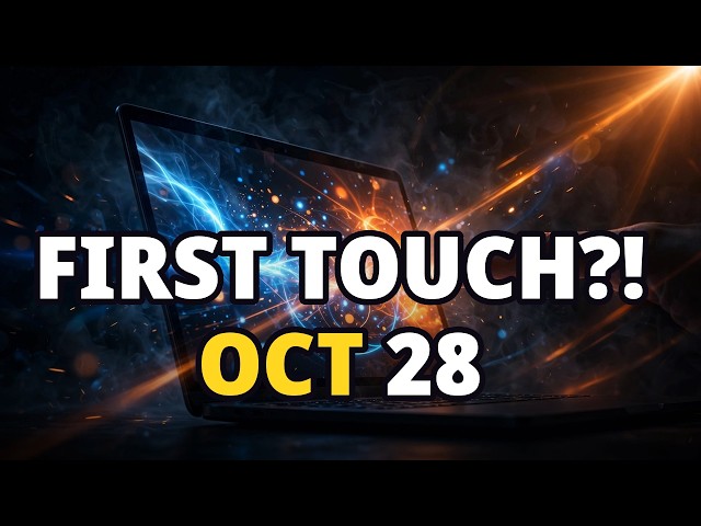 Apple Confirmed Oct 28 — Everything Expected: First Touchscreen MacBook Ever