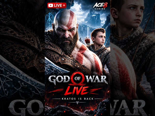 🔴 GOD OF WAR LIVE 🔥 KRATOS IS BACK! ⚔️ Epic Boss Fights | ACE8 GAMING