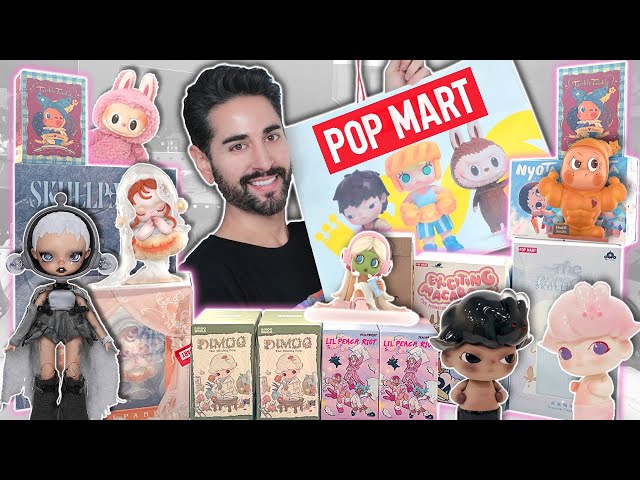 POP MART HAUL & BLIND BOX UNBOXING! - Labubu, Dimoo, Skull Panda, Peach Riot & More!💜