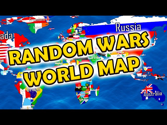 RANDOM CHAOS WARS! | World Map Battle