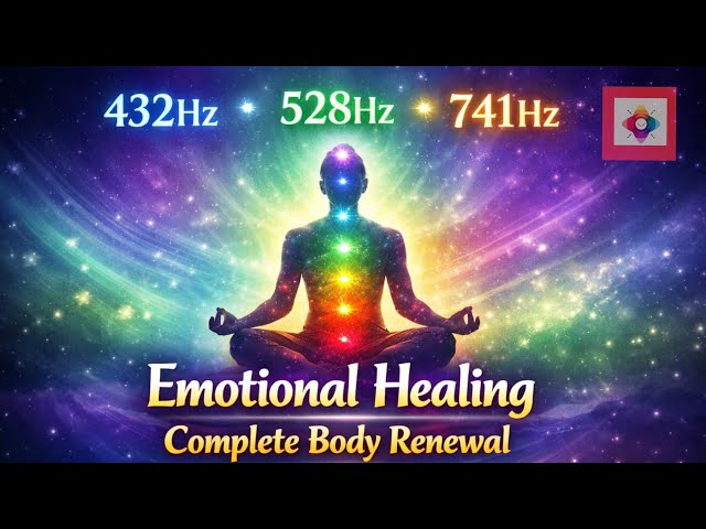 432Hz + 528Hz + 741Hz for Emotional Healing| Experience Complete Body Renewal
