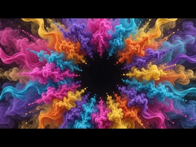 4K Vibrant Smoke Loop | Professional Stage Visuals