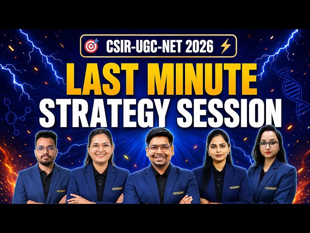 CSIR-NET Life Science 2026 🔥 | LAST MINUTE STRATEGY | Final Revision Plan | Do This Before the Exam!