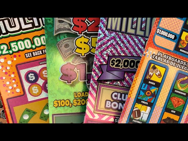 Texas lottery scratch off tickets video 1/2