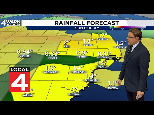 Metro Detroit weather forecast, Sept. 17, 2026  -- 11 p.m. Update