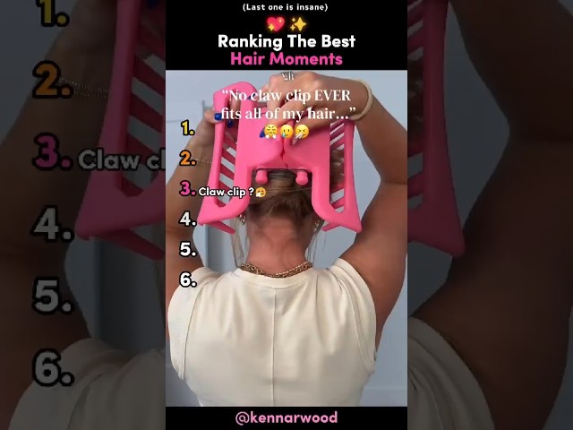 Ranking The Best Hair Moments 💖✨ #shortsviral