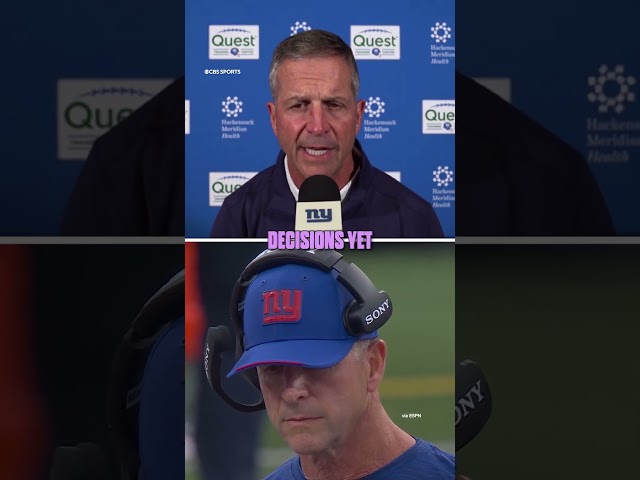 John Harbaugh shares an update on QB Jaxson Dart #nfl #giants