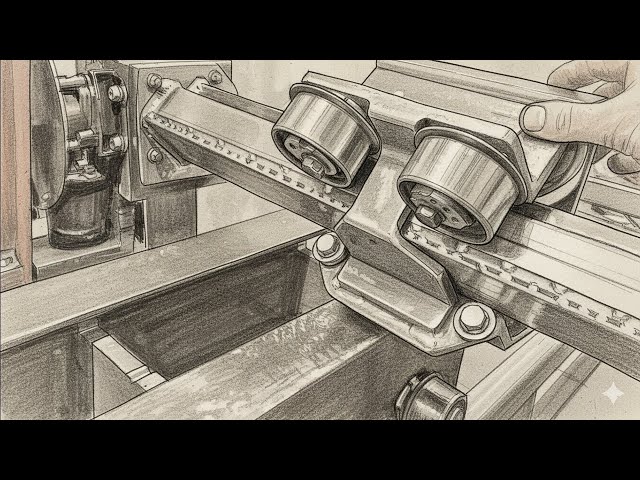 DIY Heavy-Duty Grinder Build : Fabricating the Linear Rail & Roller Carriage