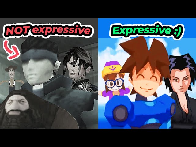 Expressive Faces In PS1 Games