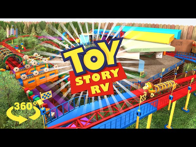 Toy Story VR, Slinky Dog Dash Coaster 360 Video