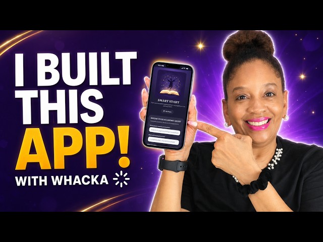 This AI Built My Student App From One Prompt! | Whacka