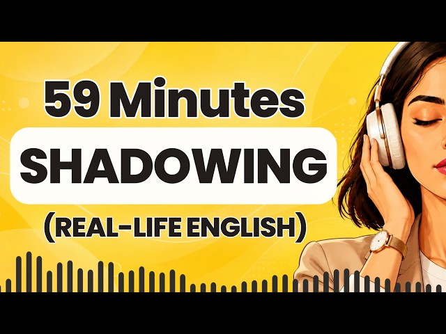 Improve English by Shadowing Practice for Daily English Conversations | Repeat After Me