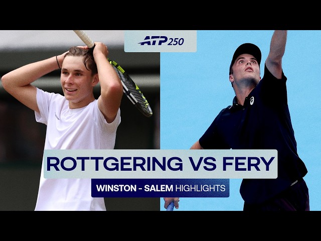 Mees Rottgering va Arthur Fery Highlights | Winston - Salem Round 3