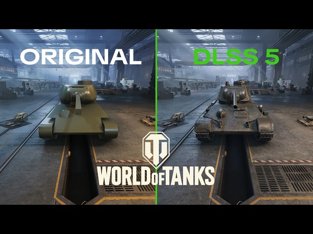 Wold of Tanks with DLSS 5 | 4K | Graphics Comparison