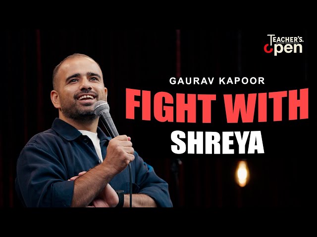 FIGHT WITH WIFE | Gaurav Kapoor | Stand Up Comedy | Crowd Work