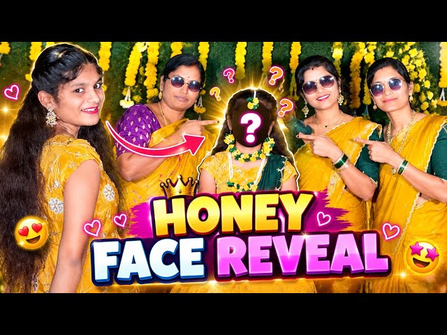 HONEY FACE REVEAL VIDEO || Haldi function
