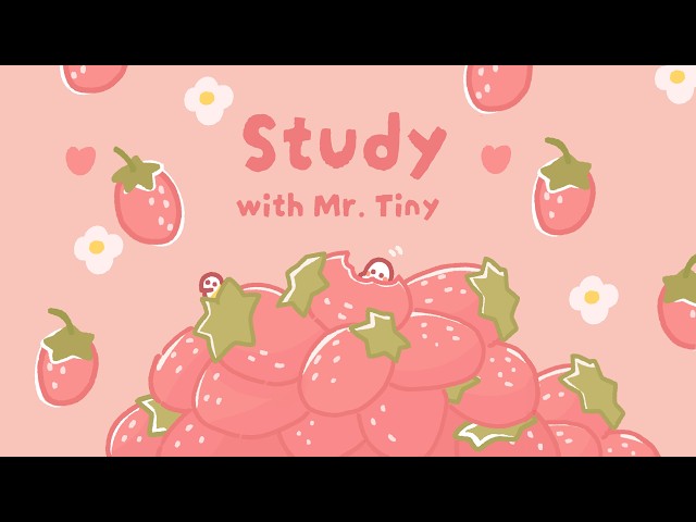 4 Hour Pomodoro (50 min focus • 10 min breaks) | Deep Work Focus Timer | Strawberry