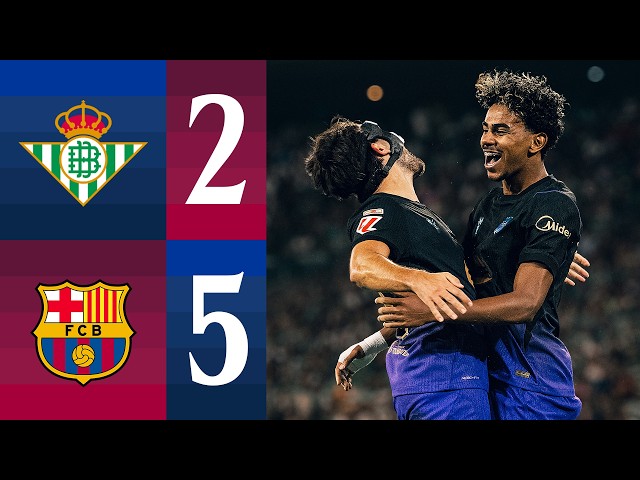 BETIS 2 vs 5 FC BARCELONA  | LALIGA 2026/27 MD09 🔵🔴
