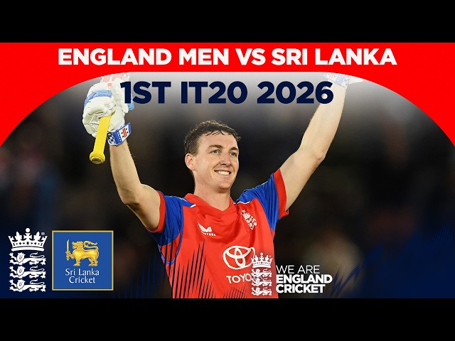 Brook Shines With 114* & Buttler Hits 80 | Highlights - England v Sri Lanka | 1st Vitality IT20 2026