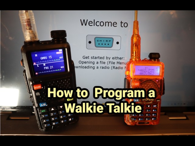 How to Program Your Baofeng Radio With CHIRP (The Easy Way) or most any radio